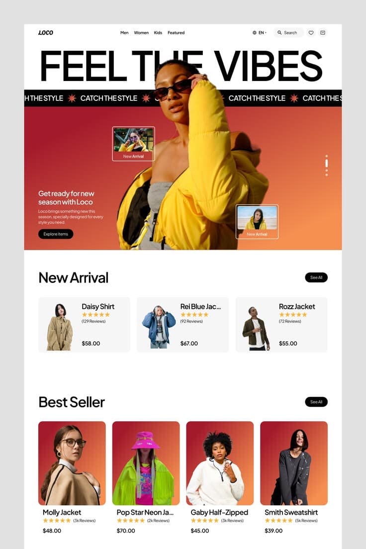 Loco website preview